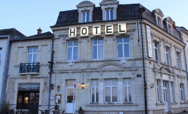devanture de l'hôtel